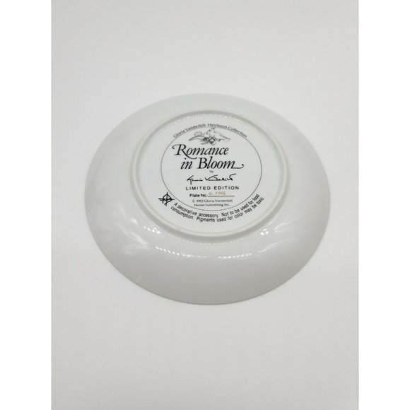 Gloria Vanderbilt Romance in Bloom Heirloom Collection Rose Dove Numbered Lace - Picture 4 of 7